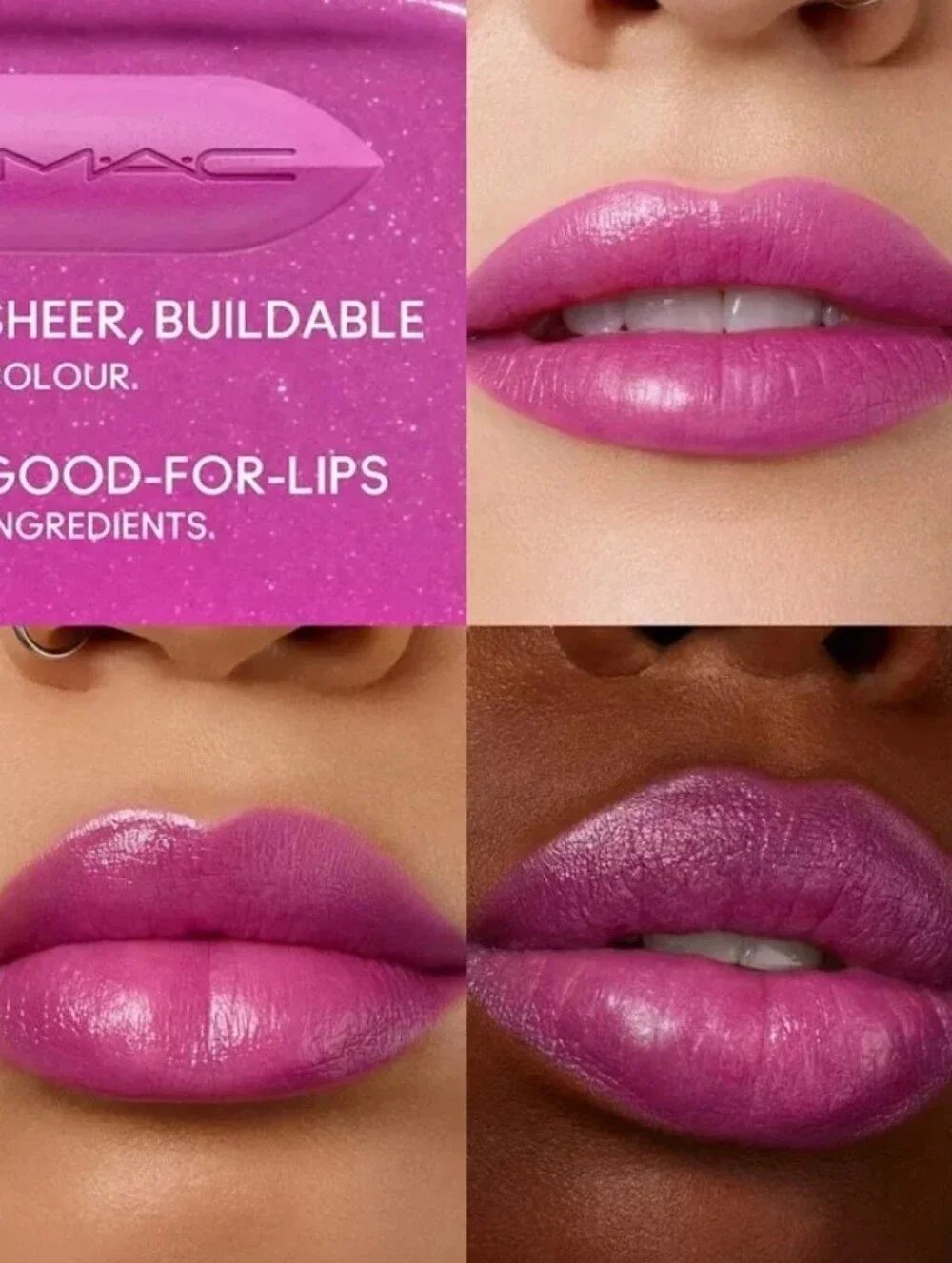 MAC Gal Pals Minnie & Daisy Lustreglass Lipstick
